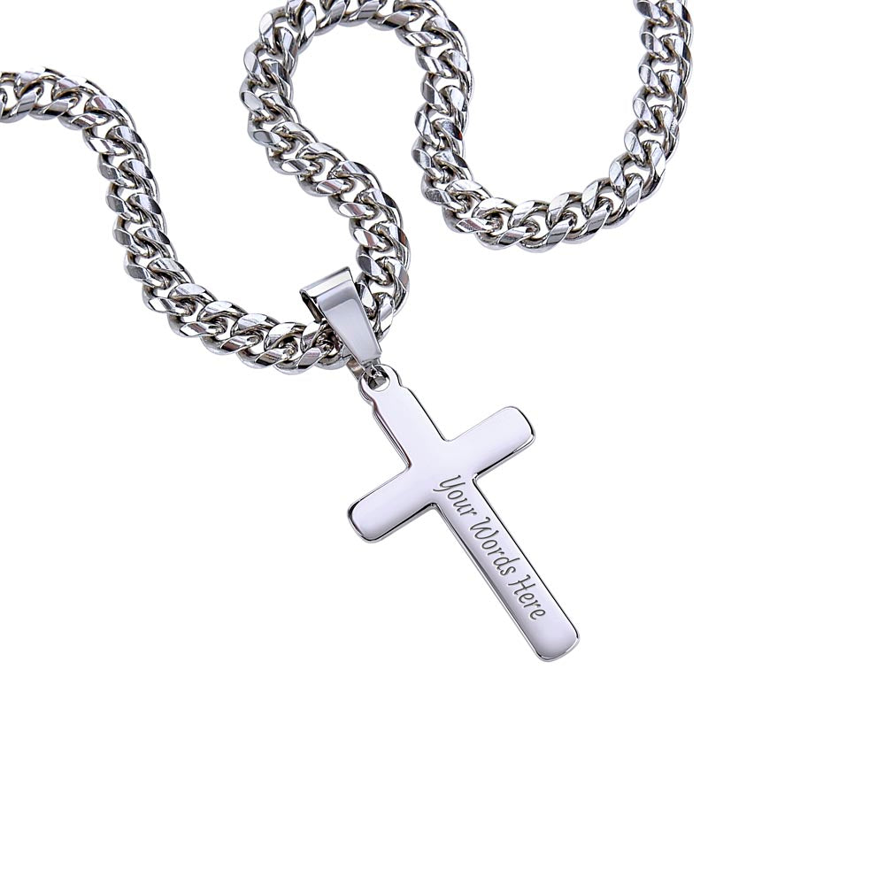 To My Son Cross Necklace