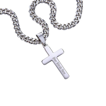To My Son Cross Necklace